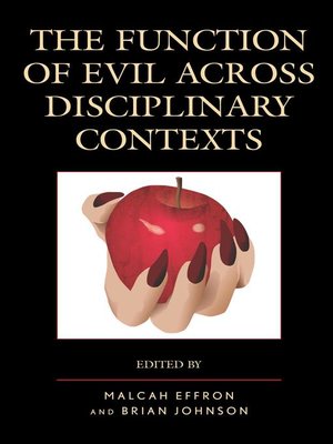 cover image of The Function of Evil across Disciplinary Contexts